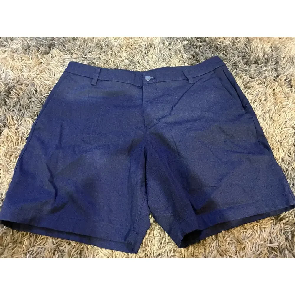 Lululemon Commission Classic Fit Shorts Mens 36x7 Dark Navy (No Tag) Warpstreme
